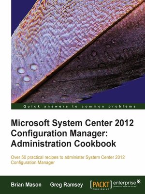 cover image of Microsoft System Center 2012 Configuration Manager
